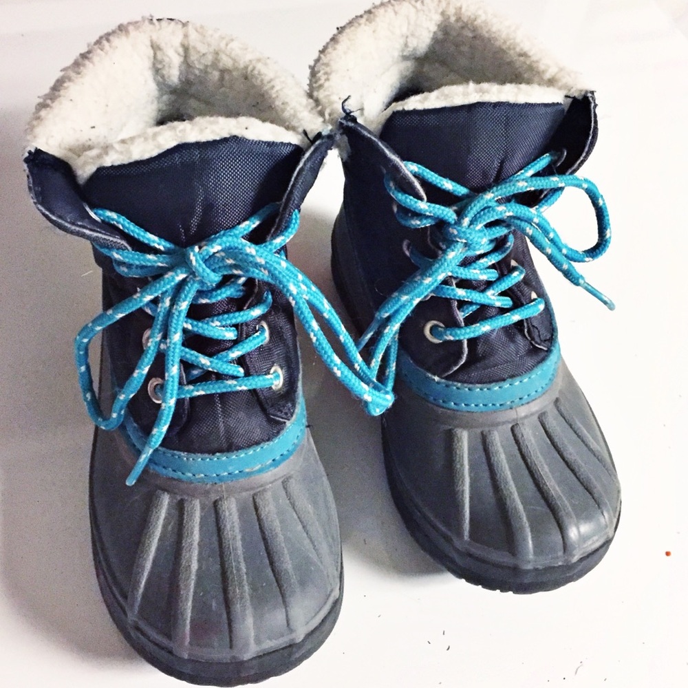 Toddler Boys Cold Weather Snow/Rain Boots Sz 10
